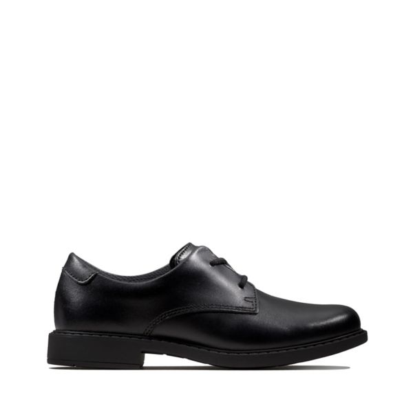 Clarks Boys Scala Loop Kid School Shoes Black | CA-2431960